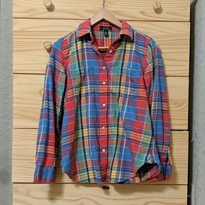 Ralph Lauren Flannel Plaid Shirt